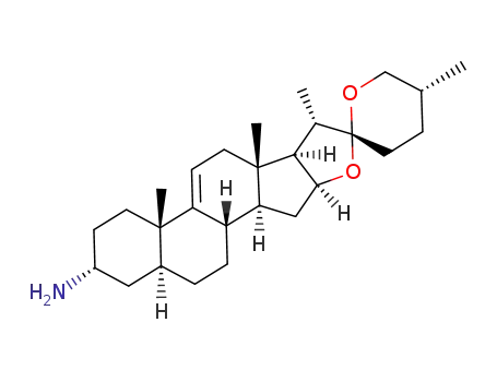 3α-amino-(25R)-5α-spirost-9(11)-ene