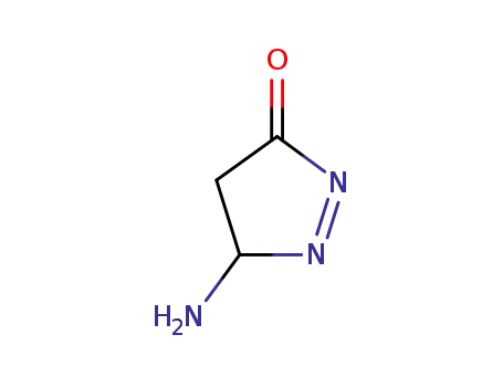 Molecular Structure of 141735-80-0 (3H-Pyrazol-3-one, 5-amino-4,5-dihydro-)