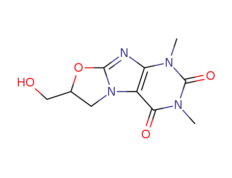 2-Hydroxymethyl-6,8-dimethyloxazolino<2,3-f>xanthine