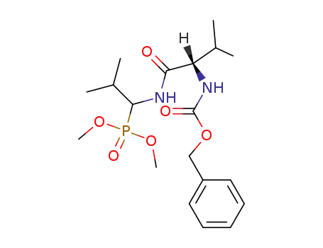 [1-((S)-2-Benzyloxycarbonylamino-3-methyl-butyrylamino)-2-methyl-propyl]-phosphonic acid dimethyl ester