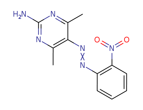 2-Pyrimidinamine,4,6-dimethyl-5-[2-(2-nitrophenyl)diazenyl]- cas  24748-96-7