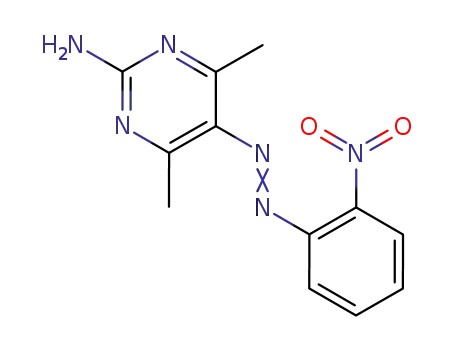 4,6-dimethyl-5-[(E)-(2-nitrophenyl)diazenyl]pyrimidin-2-amine