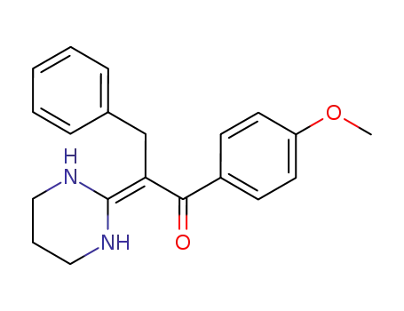 1-Propanone,
1-(4-methoxyphenyl)-3-phenyl-2-(tetrahydro-2(1H)-pyrimidinylidene)-