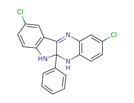 5H-2,9-Dichloro-5a,6-dihydro-5a-phenylindolo<2,3-b>quinoxaline