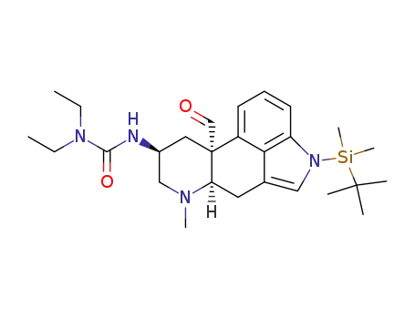 3-[(6aR,9S,10aR)-4-(tert-Butyl-dimethyl-silanyl)-10a-formyl-7-methyl-4,6,6a,7,8,9,10,10a-octahydro-indolo[4,3-fg]quinolin-9-yl]-1,1-diethyl-urea