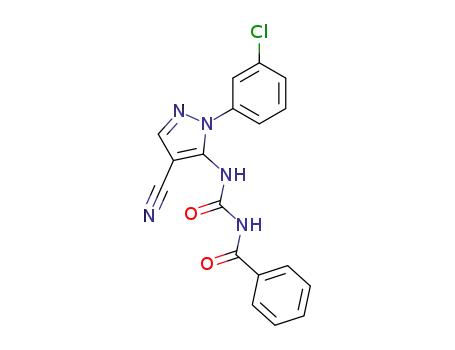Benzamide,
N-[[[1-(3-chlorophenyl)-4-cyano-1H-pyrazol-5-yl]amino]carbonyl]-