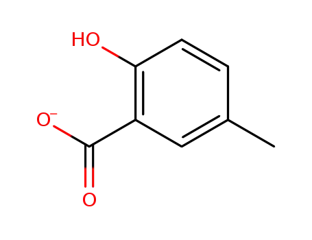 5-methylsalicylate mono-anion