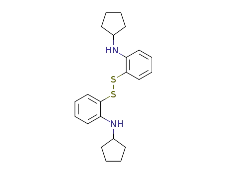 Benzenamine, 2,2'-dithiobis[N-cyclopentyl-