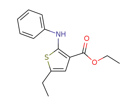 5-Ethyl-2-phenylamino-thiophene-3-carboxylic acid ethyl ester