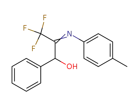 3,3,3-Trifluoro-1-phenyl-2-[(E)-p-tolylimino]-propan-1-ol