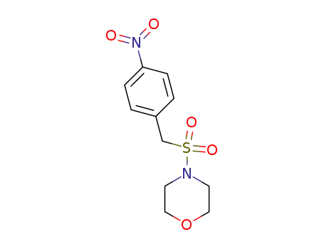 Molecular Structure of 89303-08-2 (4-[(4-Nitro Phenyl) Methyl sulfonyl] morpholine)