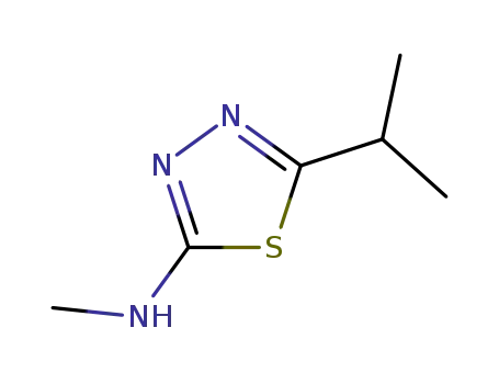 1,3,4-티아디아졸-2-아민, N-메틸-5-(1-메틸에틸)-