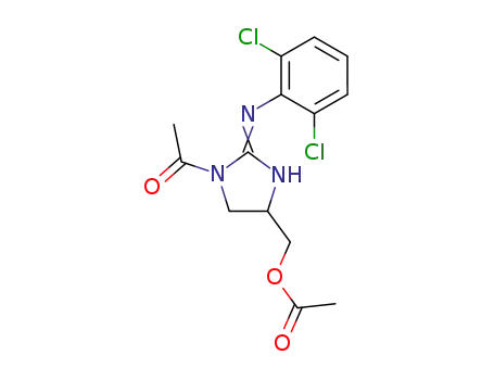1H-Imidazole-4-methanol,
1-acetyl-2-[(2,6-dichlorophenyl)amino]-4,5-dihydro-, acetate (ester)
