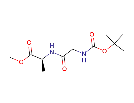 D-Alanine, N-[N-[(1,1-dimethylethoxy)carbonyl]glycyl]-, methyl ester