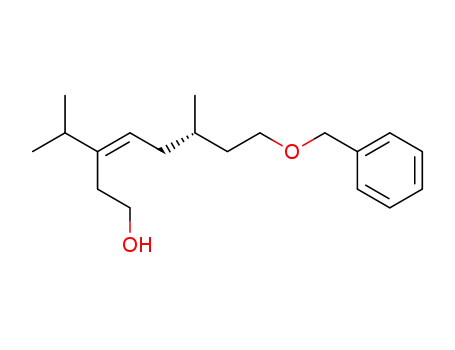 (E)-3-isopropyl-6-methyl-3-octene-1,8-diol 8-benzyl ether