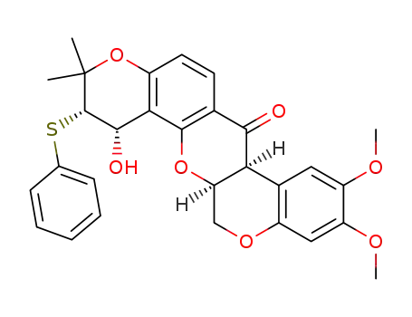 (6aS,12aS,4'S,5'S)-4'-hydroxy-5'-phenylthio-4',5'-dihydrodeguelin