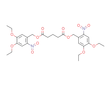 Pentanedioic acid bis-(4,5-diethoxy-2-nitro-benzyl) ester
