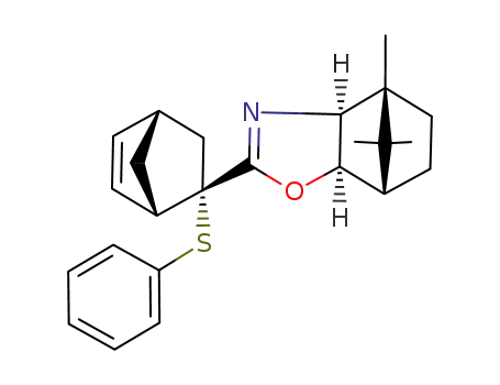 (1S,2R,6S,7R)-7,10,10-Trimethyl-4-((1S,2S,4S)-2-phenylsulfanyl-bicyclo[2.2.1]hept-5-en-2-yl)-3-oxa-5-aza-tricyclo[5.2.1.0<sup>2,6</sup>]dec-4-ene