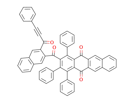 1,2,4-Triphenyl-3-[3-(3-phenyl-propynoyl)-naphthalene-2-carbonyl]-naphthacene-5,12-dione