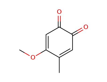 Molecular Structure of 13523-09-6 (3,5-Cyclohexadiene-1,2-dione, 4-methoxy-5-methyl-)