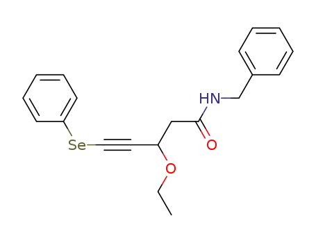 3-Ethoxy-5-phenylselanyl-pent-4-ynoic acid benzylamide