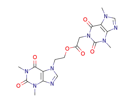 1H-Purine-1-acetic acid, 2,3,6,7-tetrahydro-3,7-dimethyl-2,6-dioxo-, 2-(1,3-dimethyl-2,6-dioxo-1,2,3,6-tetrahydro-7H-purin-7-yl)ethyl ester
