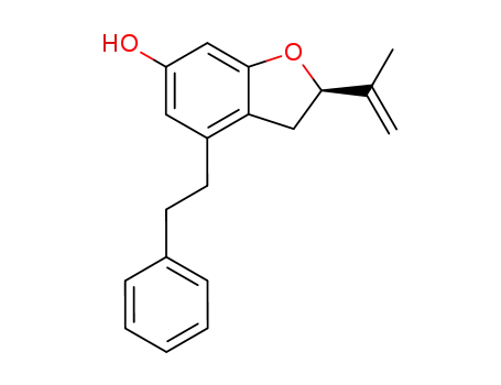 2-isopropenyl-6-hydroxy-4-(2-phenylethyl)dihydrobenzofuran