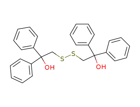 2-(2-Hydroxy-2,2-diphenyl-ethyldisulfanyl)-1,1-diphenyl-ethanol