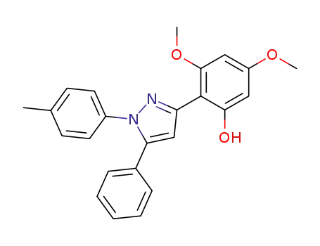 3,5-Dimethoxy-2-(5-phenyl-1-p-tolyl-1H-pyrazol-3-yl)-phenol