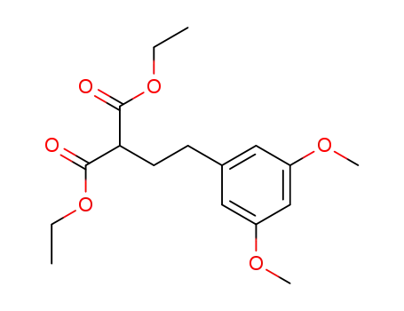 2-<β-(3,5-Dimethoxy-phenyl)-aethyl>-malonsaeure-diaethylester