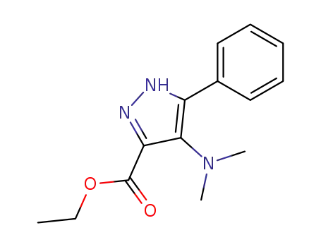 1H-Pyrazole-3-carboxylic acid, 4-(dimethylamino)-5-phenyl-, ethyl ester