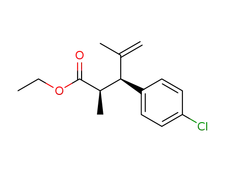 (2R,3S)-3-(4-Chloro-phenyl)-2,4-dimethyl-pent-4-enoic acid ethyl ester