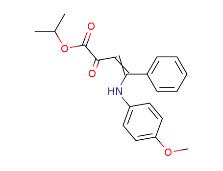 3-Butenoic acid,4-[(4-methoxyphenyl)amino]-2-oxo-4-phenyl-, 1-methylethyl ester