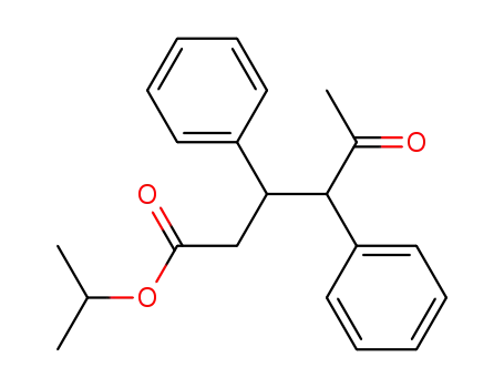 iso-propyl 3,4-diphenyl-5-oxohexanoate