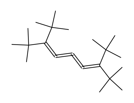 Molecular Structure of 126091-69-8 (3,4,5,6-Nonatetraene, 3,7-bis(1,1-dimethylethyl)-2,2,8,8-tetramethyl-)