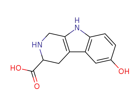 Molecular Structure of 82637-88-5 ((-)-(3S)-6-hydroxy-1,2,3,4-tetrahydro-β-carboline-3-carboxylic acid)