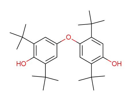 Molecular Structure of 34967-34-5 (2.5.3'.5'-Tetratert<sub>.</sub>-butyl-4.4'-dihydroxy-diphenylaether)