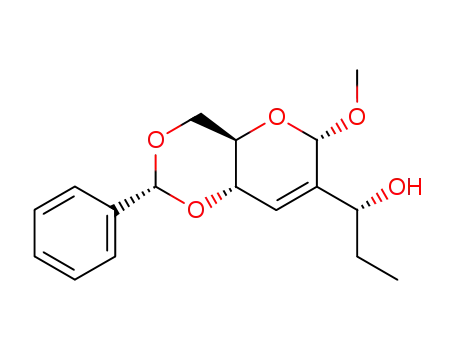 (R)-1-((2R,4aR,6S,8aS)-6-Methoxy-2-phenyl-4,4a,6,8a-tetrahydro-pyrano[3,2-d][1,3]dioxin-7-yl)-propan-1-ol