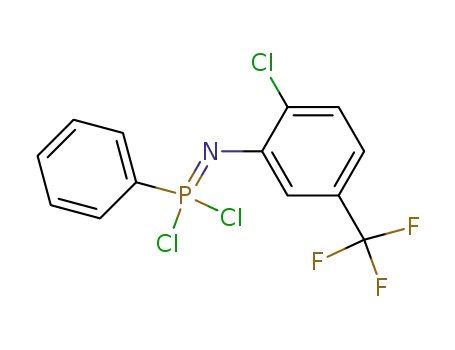 Molecular Structure of 76616-20-1 (C<sub>13</sub>H<sub>8</sub>Cl<sub>3</sub>F<sub>3</sub>NP)