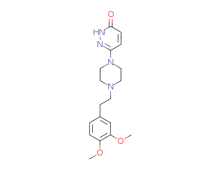 3(2H)-Pyridazinone, 6-[4-[2-(3,4-dimethoxyphenyl)ethyl]-1-piperazinyl]-