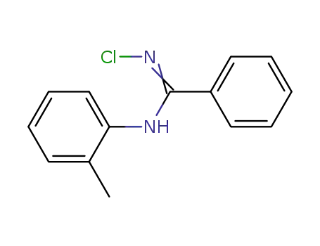 N-chloro-N'-(2-methylphenyl)benzamidine