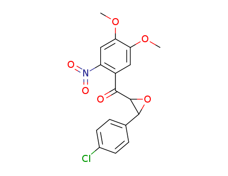 Methanone,[3-(4-chlorophenyl)-2-oxiranyl](4,5-dimethoxy-2-nitrophenyl)- cas  69511-71-3