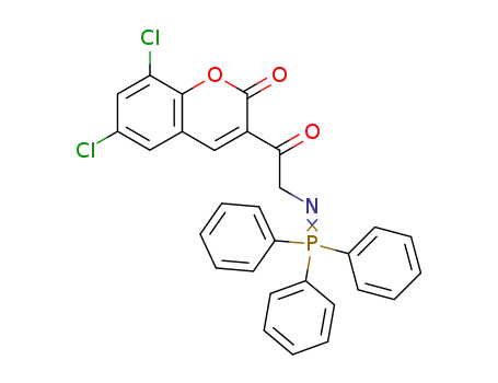 3-(triphenylphosphazoacetyl)-6,8-dichlorocoumarin