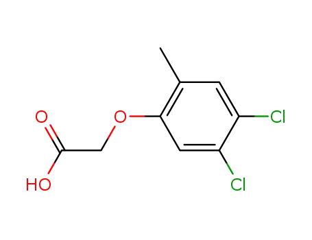 Molecular Structure of 2300-69-8 ((4,5-dichloro-2-methylphenoxy)acetic acid)
