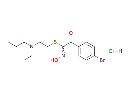 2-(4-Bromo-phenyl)-N-hydroxy-2-oxo-thioacetimidic acid 2-dipropylamino-ethyl ester; hydrochloride