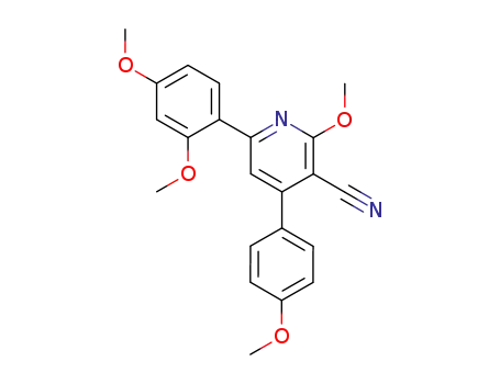 6-(2,4-Dimethoxy-phenyl)-2-methoxy-4-(4-methoxy-phenyl)-nicotinonitrile