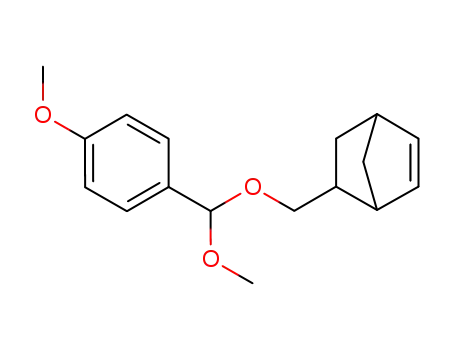 Molecular Structure of 37138-47-9 (5-[Methoxy-(4-methoxy-phenyl)-methoxymethyl]-bicyclo[2.2.1]hept-2-ene)