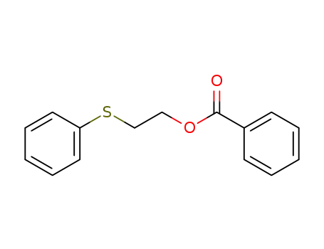 Molecular Structure of 24086-44-0 (Ethanol, 2-(phenylthio)-, benzoate)