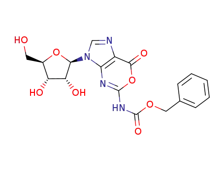 [3-((2R,3R,4S,5R)-3,4-Dihydroxy-5-hydroxymethyl-tetrahydro-furan-2-yl)-7-oxo-3,7-dihydro-imidazo[4,5-d][1,3]oxazin-5-yl]-carbamic acid benzyl ester