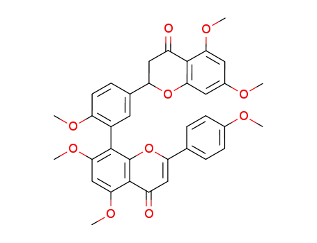 hexa-O-methyl-2,3-dihydroamentoflavone
